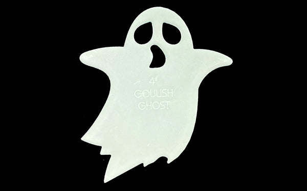AN ACRYLIC GHOULISH GHOST SEWING/CRAFT TEMPLATE from 6CM