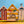 Load image into Gallery viewer, Wooden beach hut painting kit - red, yellow, blue and white
