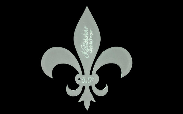 A FLEUR DE LYS SEWING/CRAFT TEMPLATE FROM 5.5"