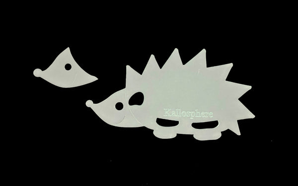 A SET OF FOUR ACRYLIC WOODLAND ANIMAL TEMPLATES