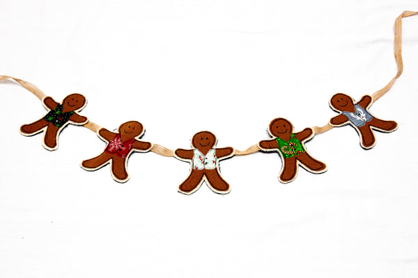GINGERBREAD MAN WITH WAISTCOAT ACRYLIC SEWING CRAFT TEMPLATE