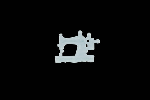 A mini sewing machine acrylic sewing/craft template
