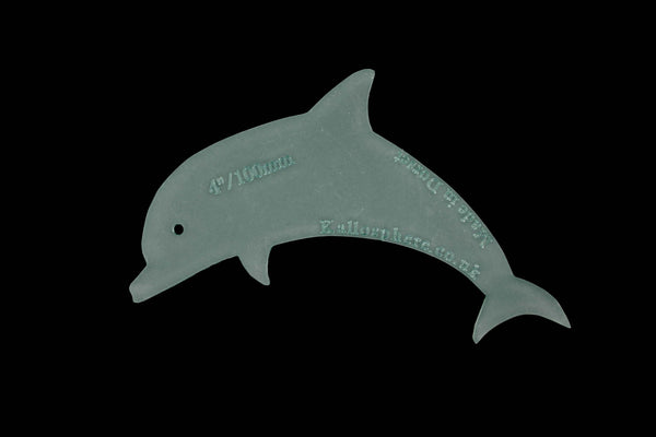 A DOLPHIN ACRYLIC SEWING/CRAFT TEMPLATE from 6cm