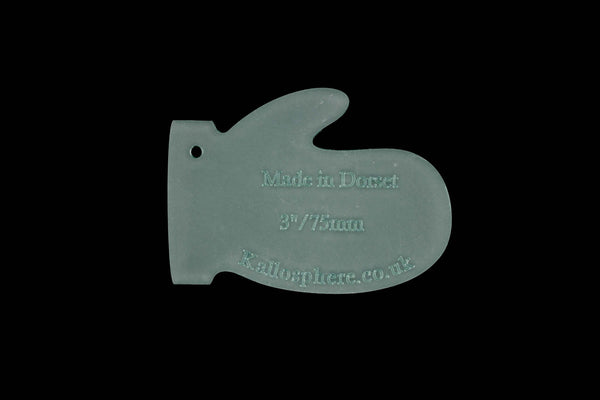 AN ACRYLIC MITTEN SEWING/CRAFT TEMPLATE from 3"