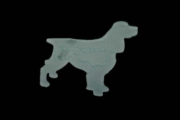 A JOLLY SPRINGER SPANIEL SEWING CRAFT ACRYLIC TEMPLATE from 3"