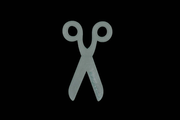 A GORGEOUS PAIR OF ACRYLIC SCISSORS SEWING/CRAFT TEMPLATE from 2.5"