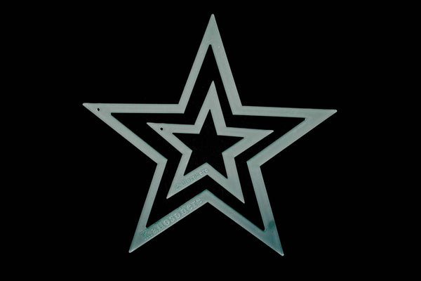 ACRYLIC APPLIQUÉ FIVE STAR SEWING CRAFT TEMPLATES