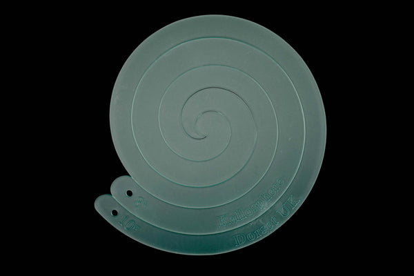 10" and 8" spiral acrylic sewing/craft template