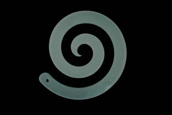 10" SPIRAL ACRYLIC SEWING/CRAFT TEMPLATE - QUILTING