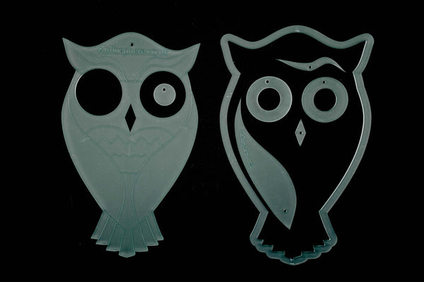 A LOVELY ACRYLIC OWL SEWING CRAFT TEMPLATE