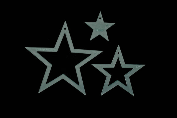 ACRYLIC APPLIQUÉ FIVE STAR SEWING CRAFT TEMPLATES