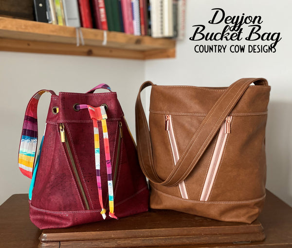 The Deyjon bag by Country Cow Designs acrylic templates only