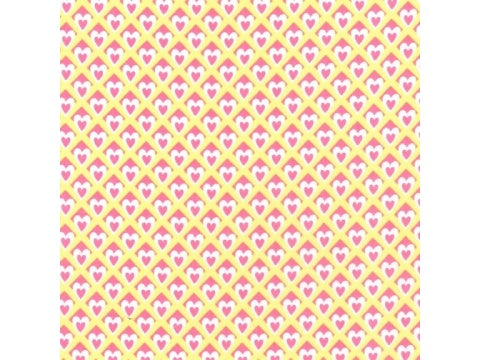 MICHAEL MILLER FABRIC - HEART O'MINE - YELLOW