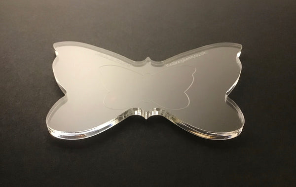 A BUTTERFLY ACRYLIC MACHINE QUILTING TEMPLATE 4MM OR 6MM THICK - LONG ARM