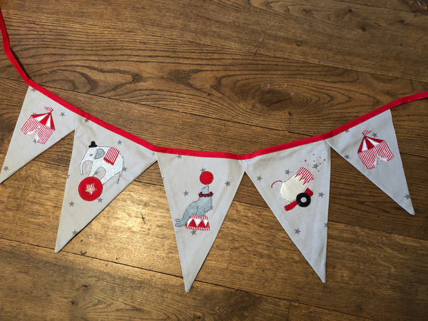 A BIG TOP CIRCUS ACRYLIC SEWING/CRAFT TEMPLATE from 3”