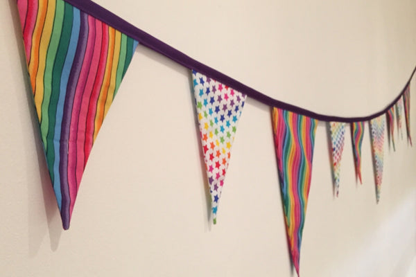 FIVE EXTRA LARGE BUNTING TRIANGLE ACRYLIC SEWING/CRAFT TEMPLATE SET
