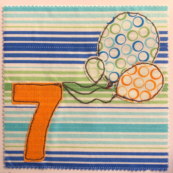 A SET OF FOUR BALLOON ACRYLIC SEWING
