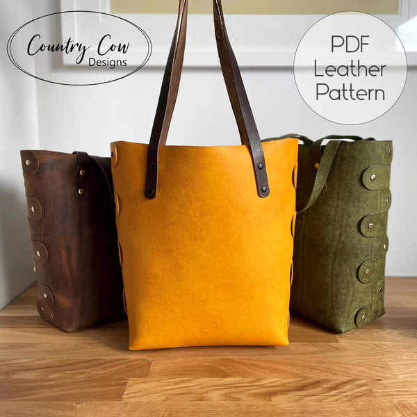 The No Sew Tote by Country Cow Designs acrylic templates only