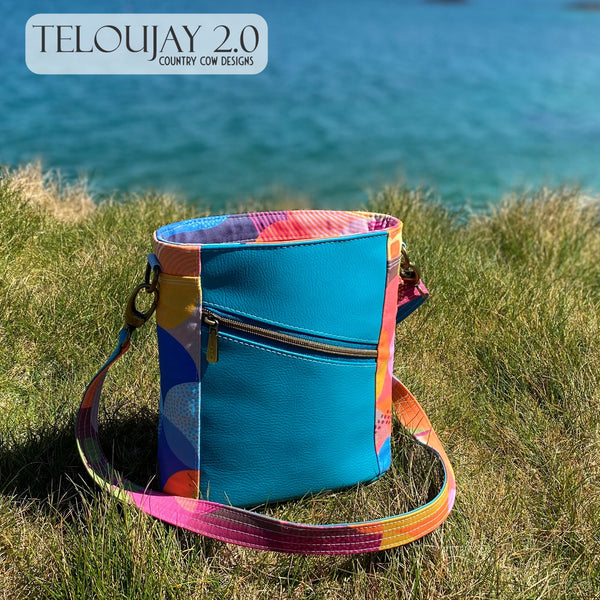 Teloujay 2.0 bag by Country Cow Designs acrylic templates only