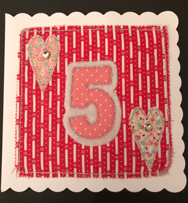 ACRYLIC APPLIQUÉ NUMBER SEWING/CRAFT TEMPLATES - FROM 5CM