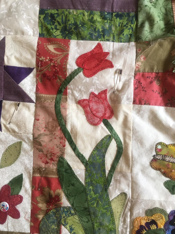 A TULIP  ACRYLIC SEWING/CRAFT TEMPLATE