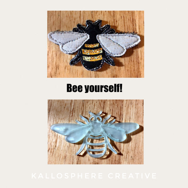 A BEAUTIFUL BEE ACRYLIC SEWING/CRAFT TEMPLATE from 3"