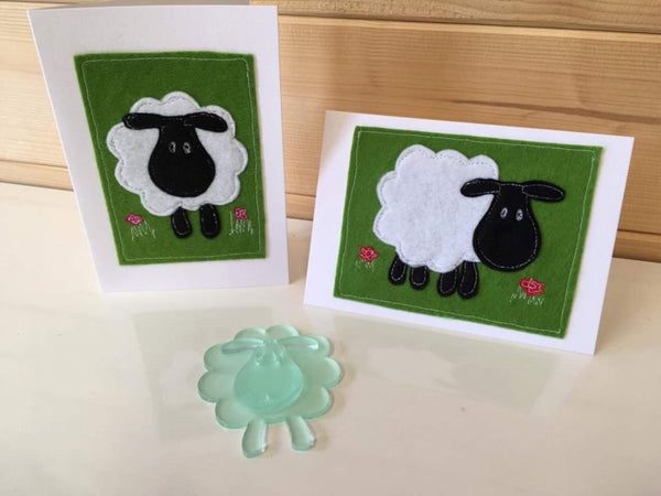 ACRYLIC SHEEP SEWING AND CRAFT TEMPLATE