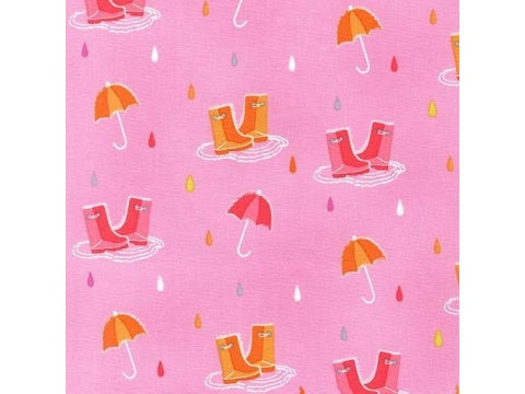 MICHAEL MILLER FABRIC - SPLISH SPLASH - PINK AND BREEZE