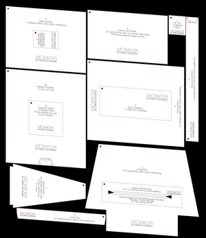 Country Cow bag templates