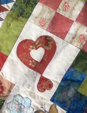 ACRYLIC APPLIQUÉ HEART SEWING CRAFT TEMPLATES