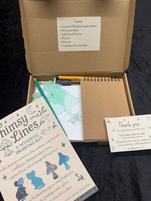 Whimsy Lines Spring Mindful drawing kit: Creative Art | Kallosphere