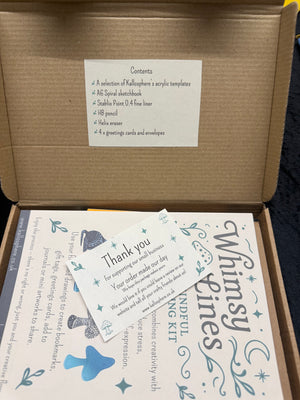 Whimsy Lines Spring Mindful drawing kit: Creative Art | Kallosphere