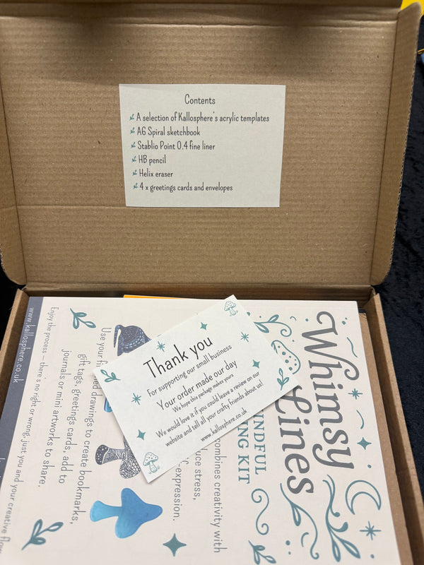 Whimsy Lines - Mindful drawing kit