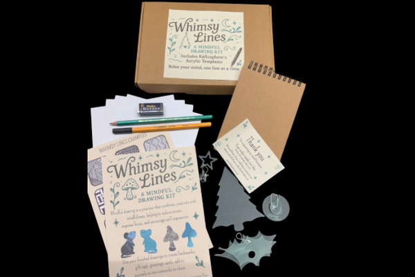 Whimsy Lines - Christmas Mindful drawing kit