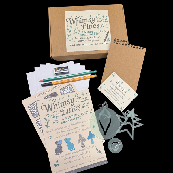 Whimsy Lines - Christmas Mindful drawing kit
