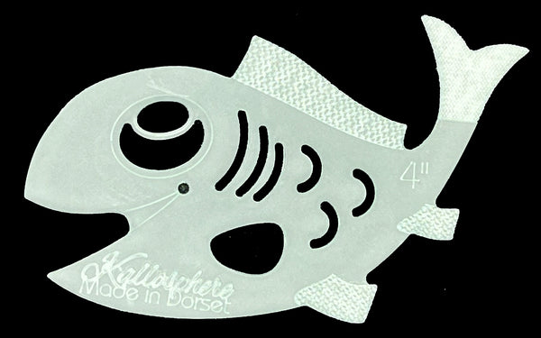 A FRIENDLY FISH  ACRYLIC SEWING/CRAFT TEMPLATE