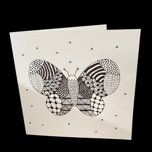 WHIMSY LINES EXPANSION BUTTERFLY ACRYLIC CRAFT TEMPLATE