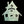 Kallosphere Whimsy House frosted acrylic sewing/craft template for quilting, appliqué and other craft projects, showing precise laser-cut edges 