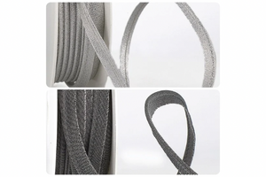 Flanged Piping: Metallic: Skinny 3mm - Silver or Black