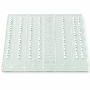 Acrylic Rivet Placement Template for Bag Making | Rivet Alignment Ruler | UP TO 4"