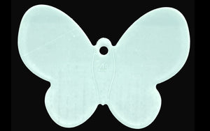 Kallosphere Butterfly,  acrylic template for appliqué and other craft projects, precise laser cut edges
