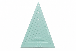 LONG TRIANGLE SEWING/CRAFT TEMPLATES CM - QUILTING OR BUNTING
