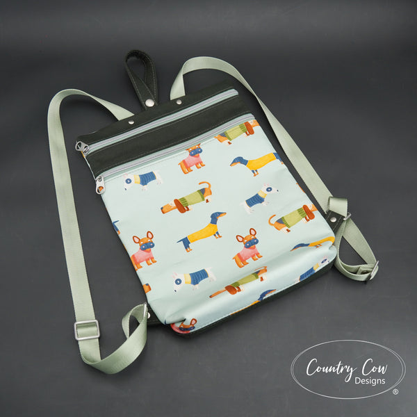 The Foldaway Travel Backpack by Country Cow Designs acrylic templates only