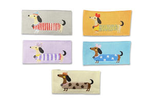 Dachshund sew in labels - pack of 5