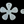 flower-shaped acrylic template with separate centre for sewing and crafts 