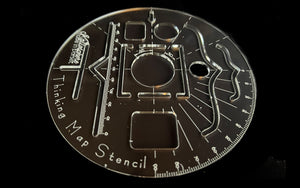 Thinking map stencil