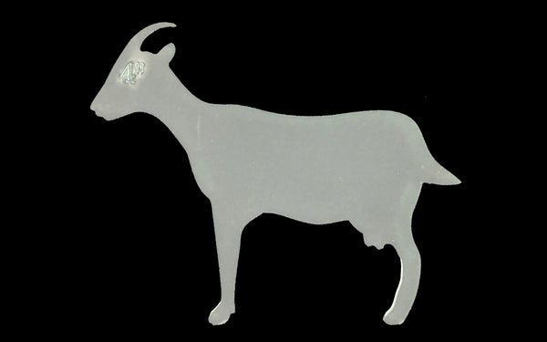 A GOAT SEWING/CRAFT TEMPLATE FROM 3"