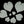 A SET OF 8 HEART SHAPED LEAF ACRYLIC SEWING QUILTING CRAFT TEMPLATES