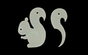 A SET OF FOUR ACRYLIC WOODLAND ANIMAL TEMPLATES