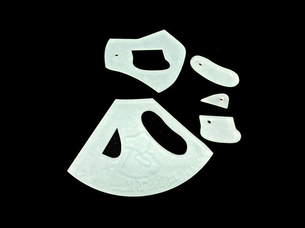 A SUN BONNET SUE ACRYLIC SEWING/CRAFT TEMPLATE from 5"